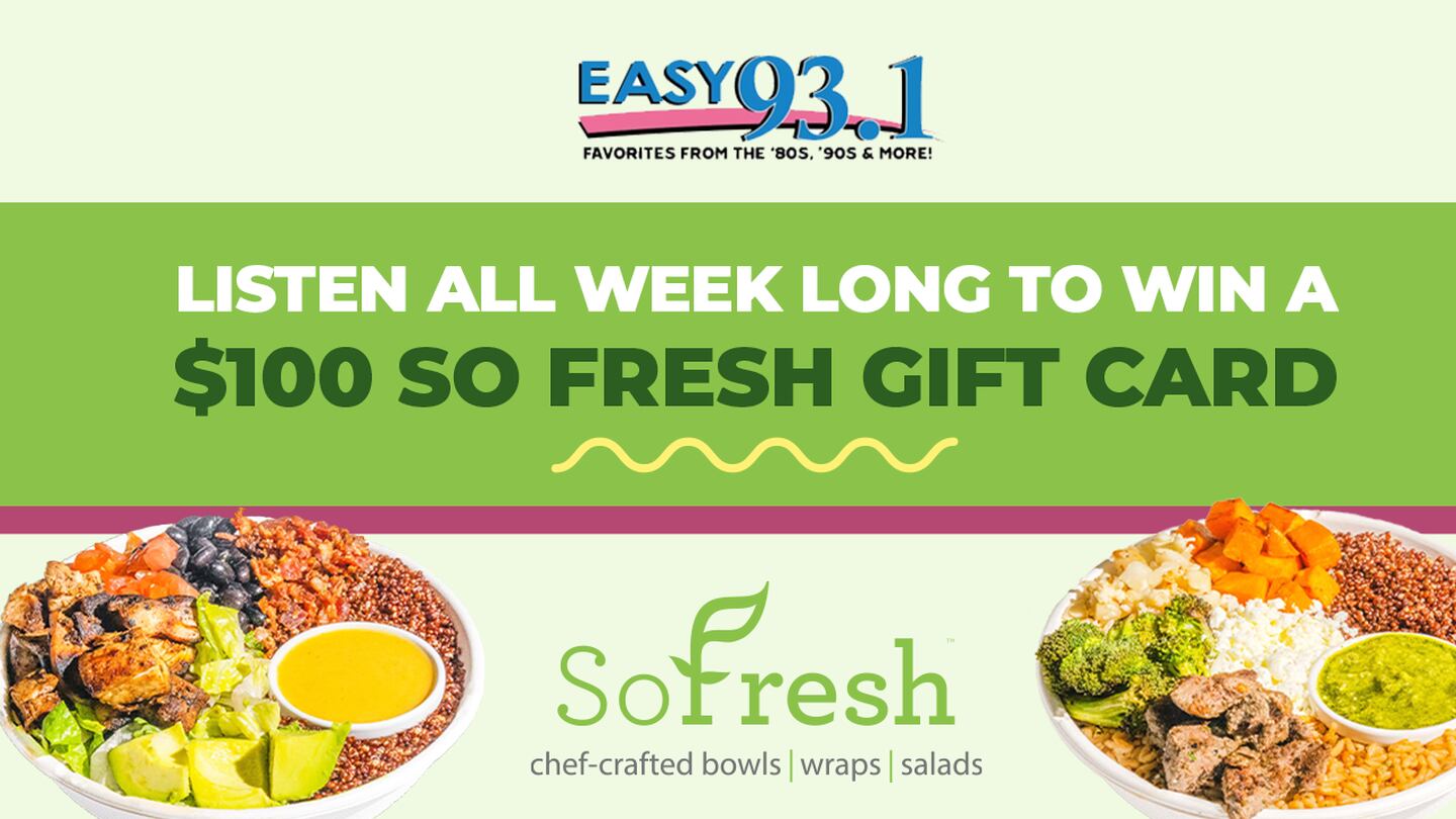 Win a $100 gift card to So Fresh Fort Lauderdale!