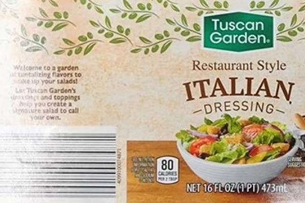 Recall alert: TreeHouse Foods recalls select salad dressing sold at Aldi
