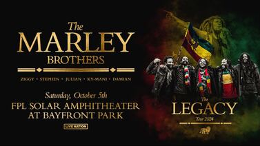 Win tickets to see The Marley Brothers! 