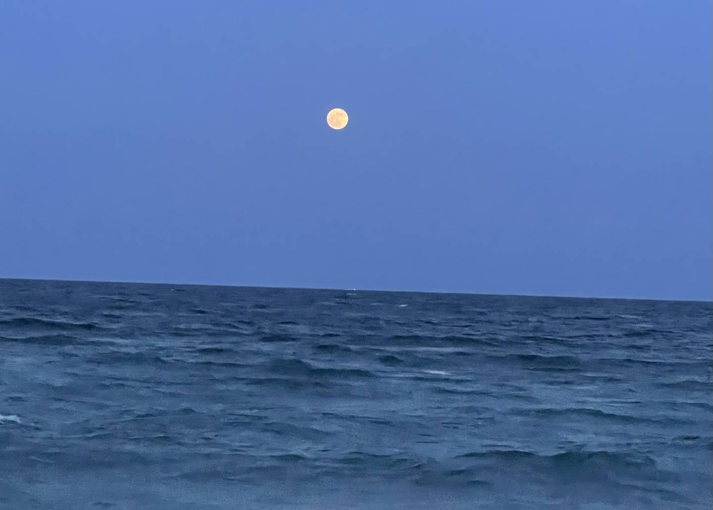 Full moon over South Florida