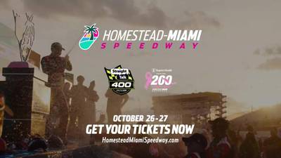 Register to win tickets to the NASCAR CUP SERIES PLAYOFFS at Homestead-Miami Speedway