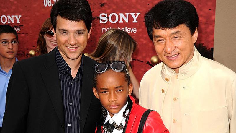 Ralph Macchio, Jaden Smith, Jackie Chan