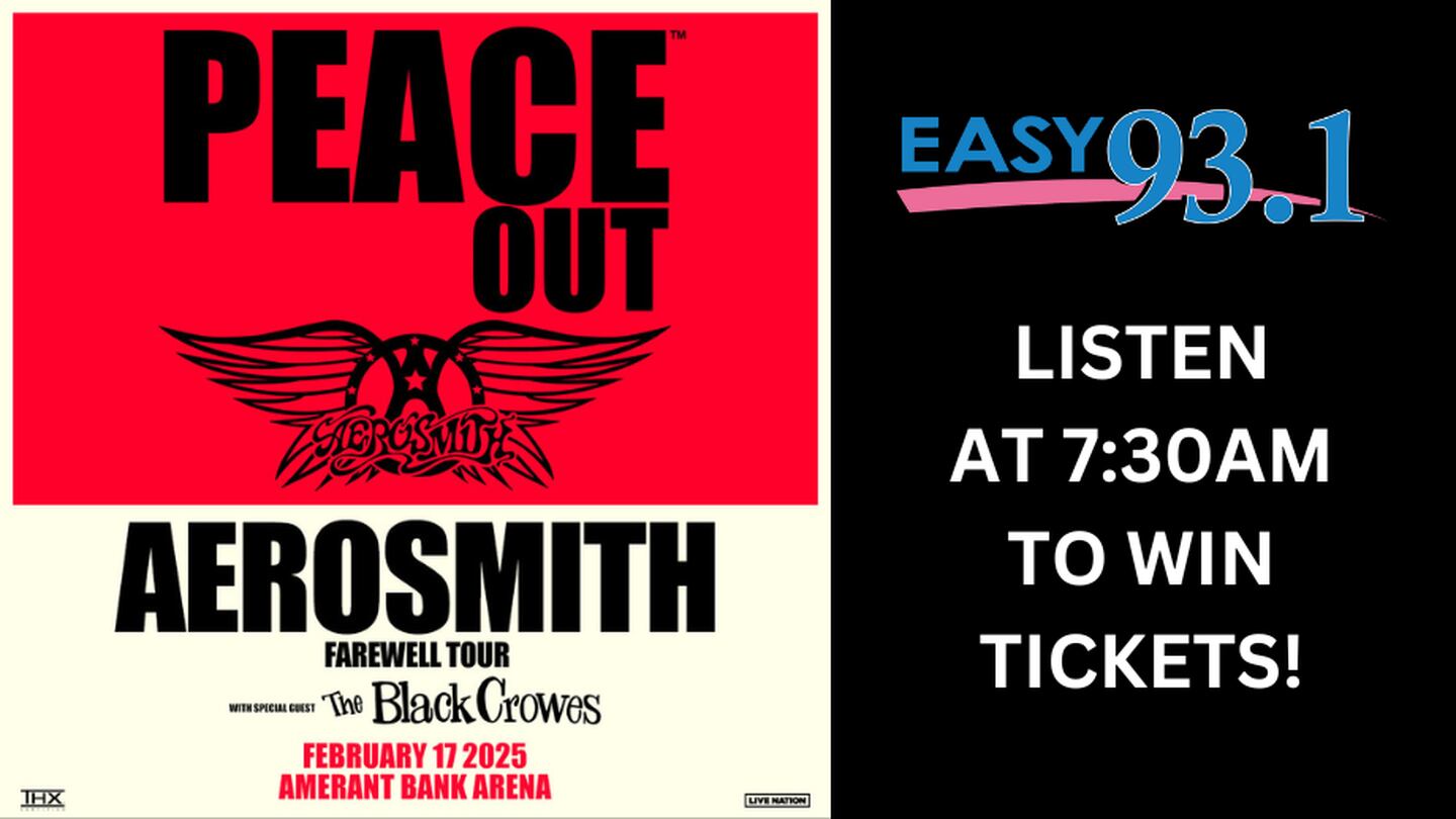 Listen to win tickets to see Aerosmith!