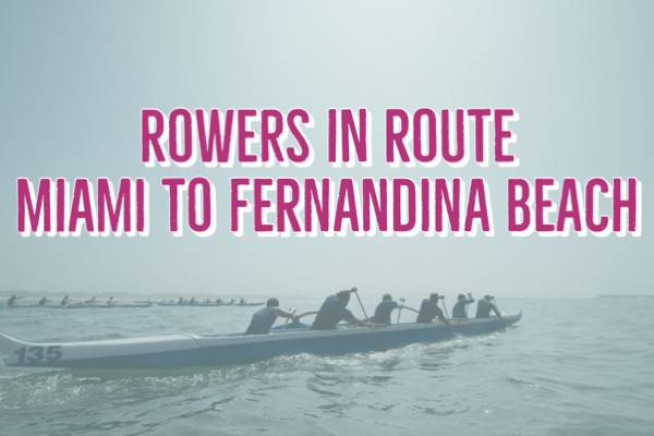 Crew Rowing For A Cure From Miami To Fernandina Beach