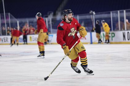 2026 Discover NHL Winter Classic New York Rangers  Florida Panthers Practice Day