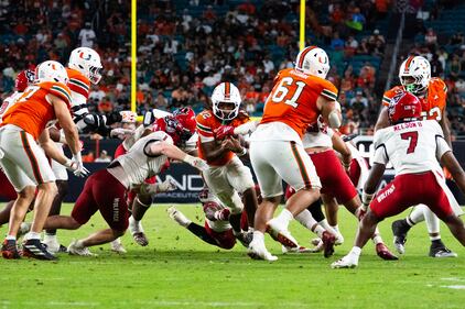 Miami Hurricanes vs NC State football - Nov 15th, 2025