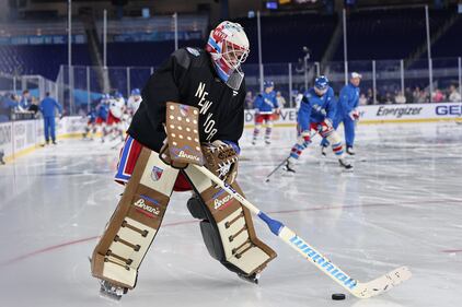2026 Discover NHL Winter Classic New York Rangers  Florida Panthers Practice Day