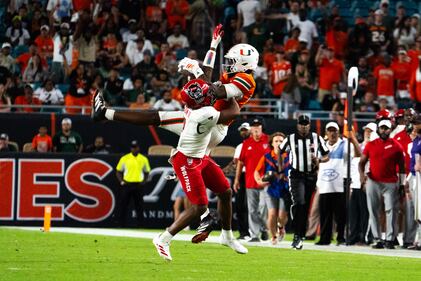 Miami Hurricanes vs NC State football - Nov 15th, 2025
