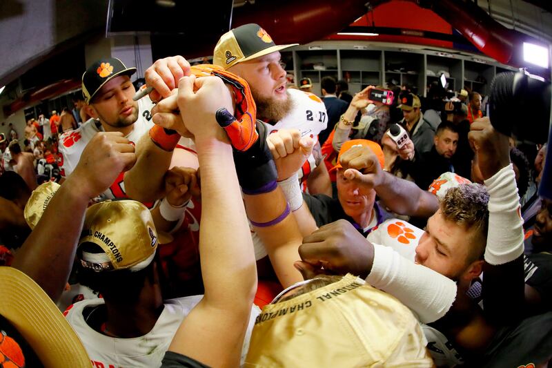 2017 CFP National Championship Clemson Tigers Alabama Crimson Tide