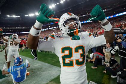 2026 Fiesta Bowl Miami Hurricanes Football Ole Miss Football
