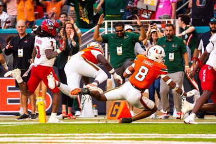 Miami Hurricanes vs NC State football - Nov 15th, 2025