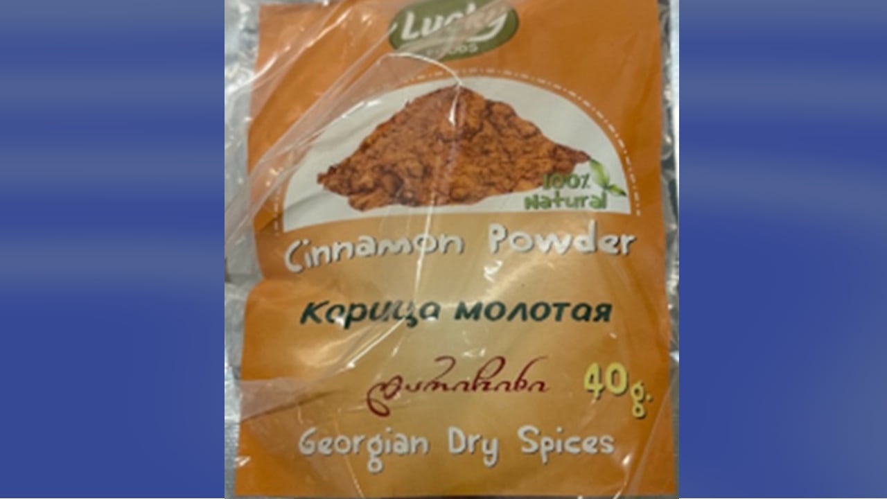 Lucky Foods Cinnamon Powder was recalled in 18 states.