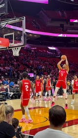 CMG Miami Miami HEAT Red, White, and Pink Game