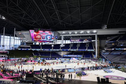 2026 Discover NHL Winter Classic New York Rangers  Florida Panthers Practice Day