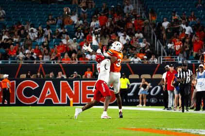 Miami Hurricanes vs NC State football - Nov 15th, 2025